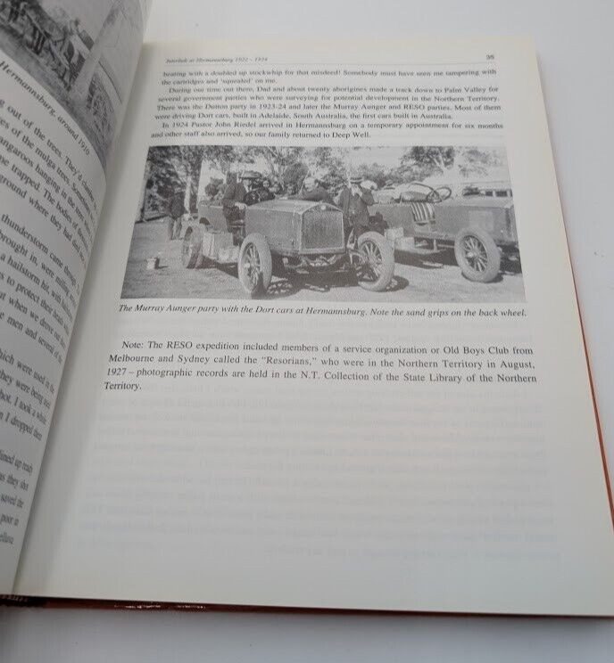 A Son of the Red Centre Kurt Johannsen Signed Hardcover, 1993 Road Train Pioneer