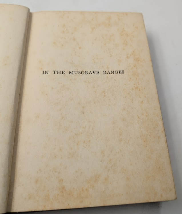 In The Musgrave Ranges by Jim Bushman (Hardcover, 1950) Literature, History