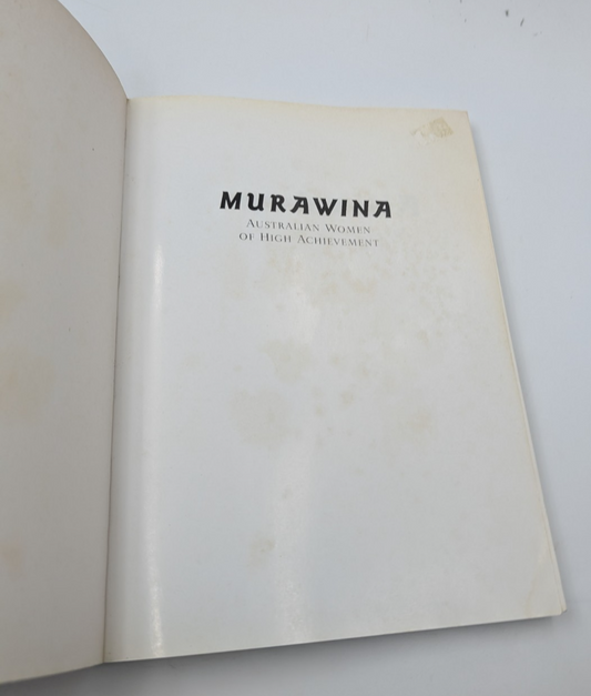 Murawina Australian Women of High Achievement PB 1993 Indigenous Biography