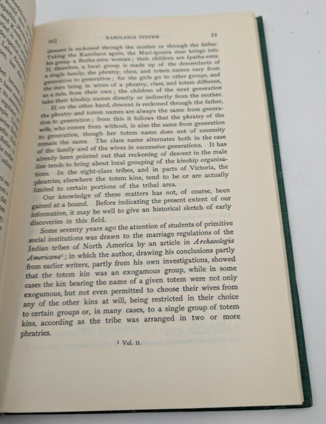 Kinship Organizations And Group Marriage In Australia Northcote Thomas HC 1966