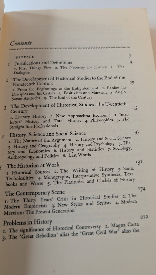 The Nature of History by Arthur Marwick – actual book photo