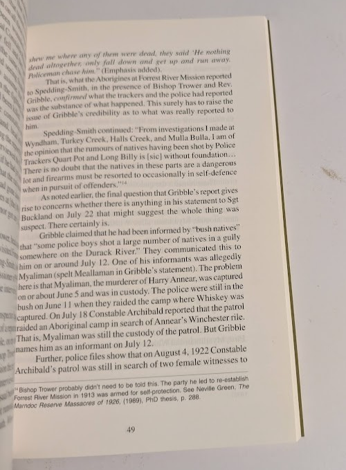 Sex, Maiming and Murder - indigenous history critique