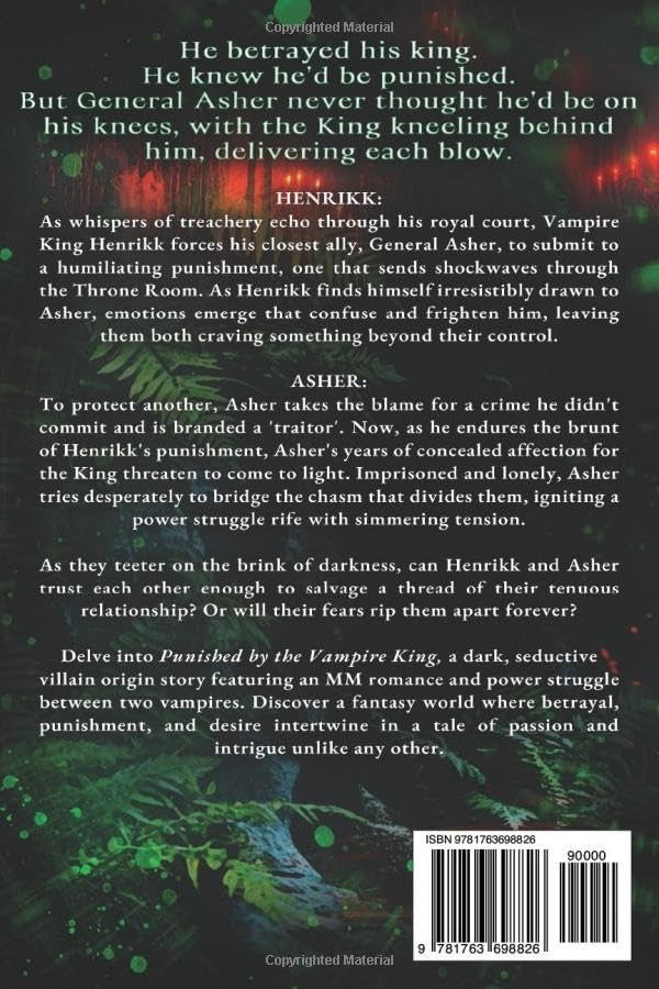 SIGNED Punished by the Vampire King Darcy Fayton Paperback Dark Fantasy Romance