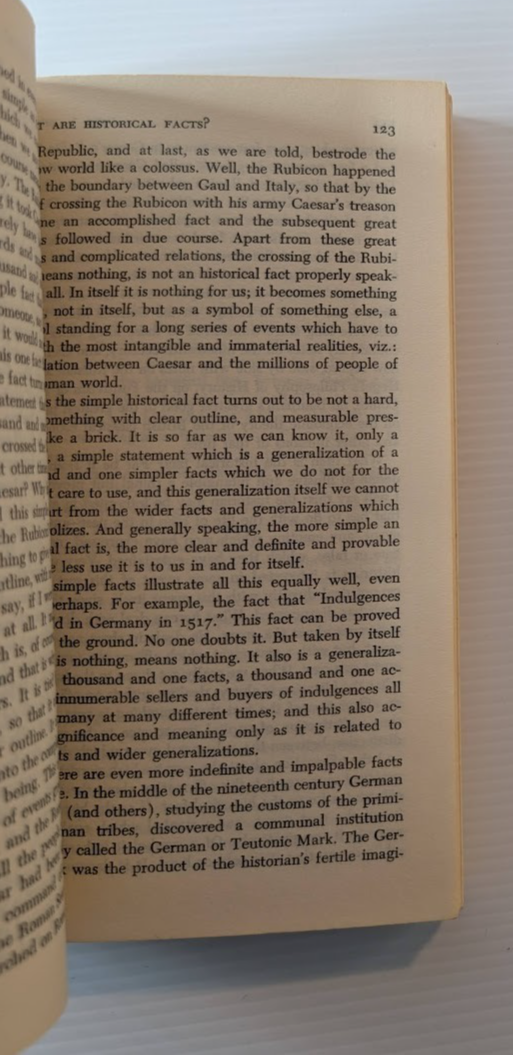 Philosophy of History in Our Time by Hans Meyerhoff – actual book photo