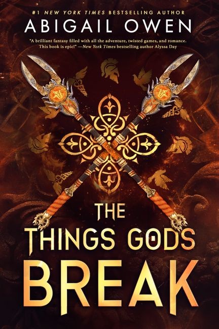 Things Gods Break Abigail Owen - Fantasy Romance Fiction Mythology SIGNED
