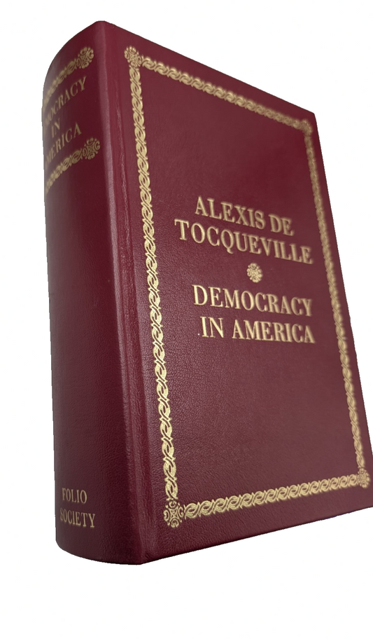 Alexis De Tocqueville Folio Society 2002 Democracy in America Hardcover in Case