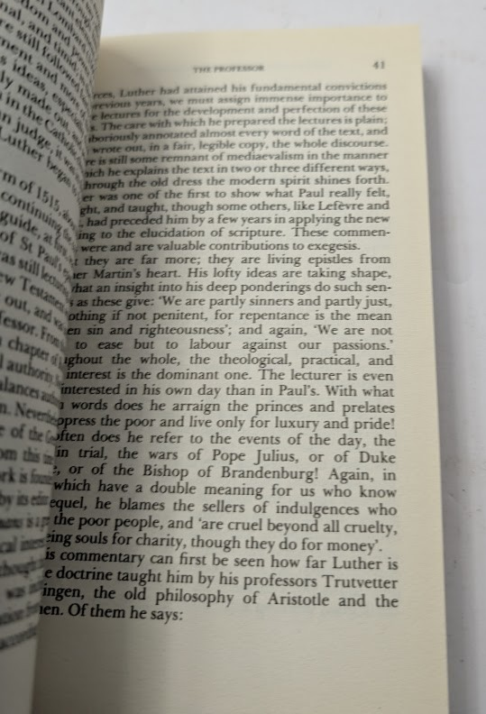 Life and Letters of Luther by Robert Backhouse & Richard G. Smith Paperback 1974