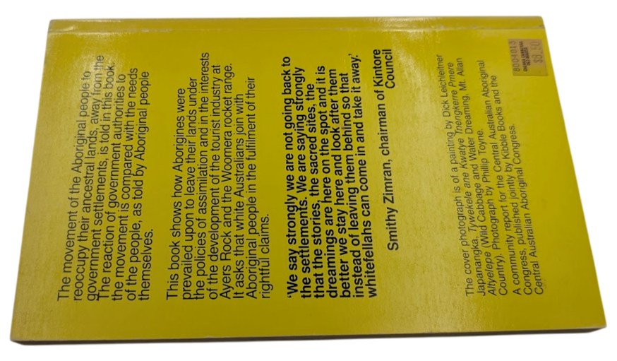 Settle down country: Pmere arlaltyewele by Dick Leichleitner Japanangka PB 1983