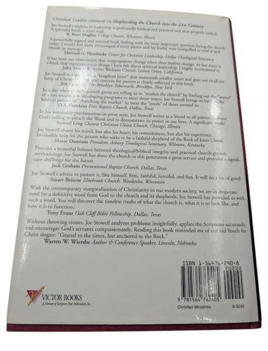 Shepherding the Church into the Twenty-First Century Joseph M. Stowell HC 1994