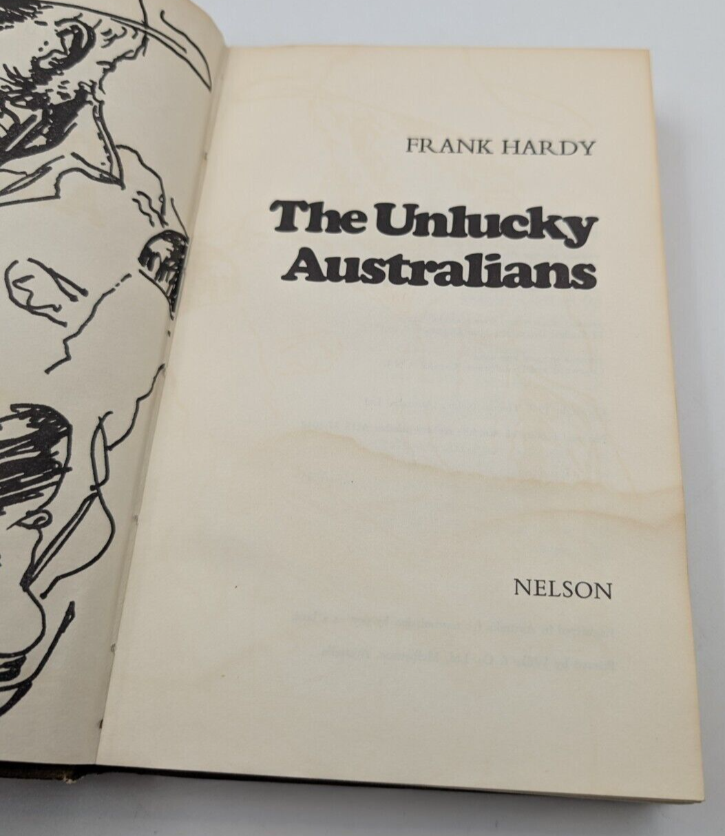 The Unlucky Australians by Frank Hardy W/ Dust Jacket (Hardcover, 1968)