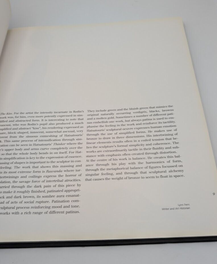 Peter Hatsatouris Contributed by Lynn Fern (Olivares) Hardcover, 2004 Sculptures