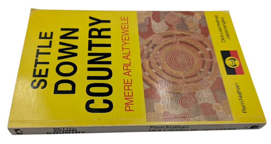 Settle down country: Pmere arlaltyewele by Dick Leichleitner Japanangka PB 1983