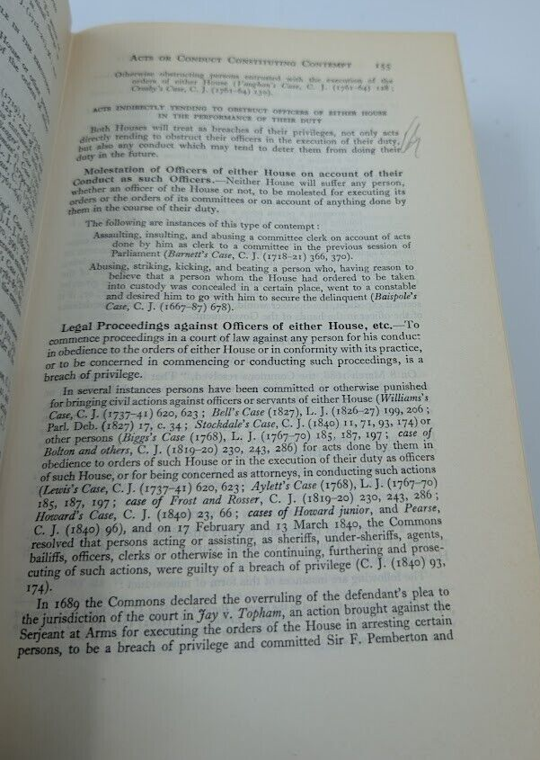 Erskine May: Parliamentary Practice by Mark Hutton (Hardcover) Nineteenth Ed
