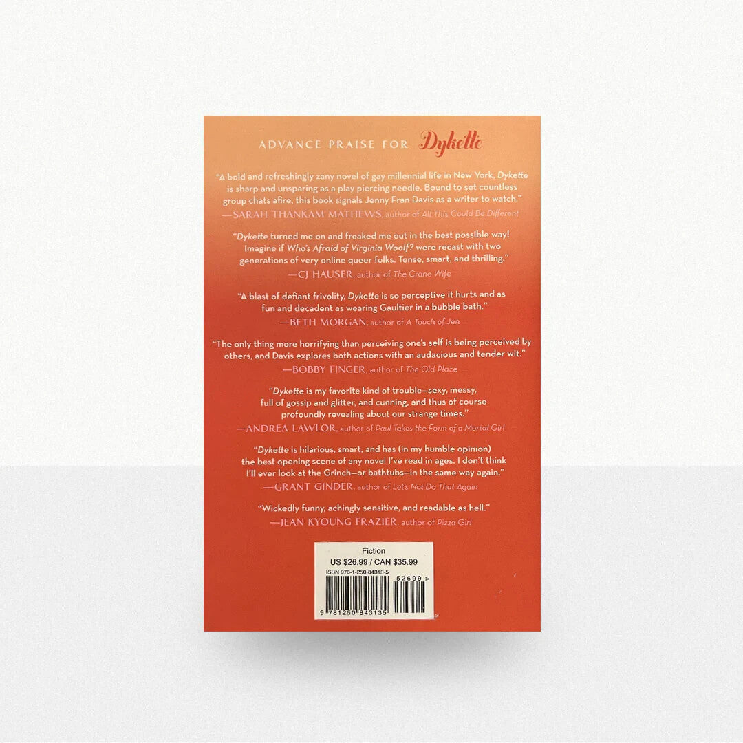 Dykette by Jenny Fran Davis - lesbian fiction, our bestselling LGBTQ Hardcover