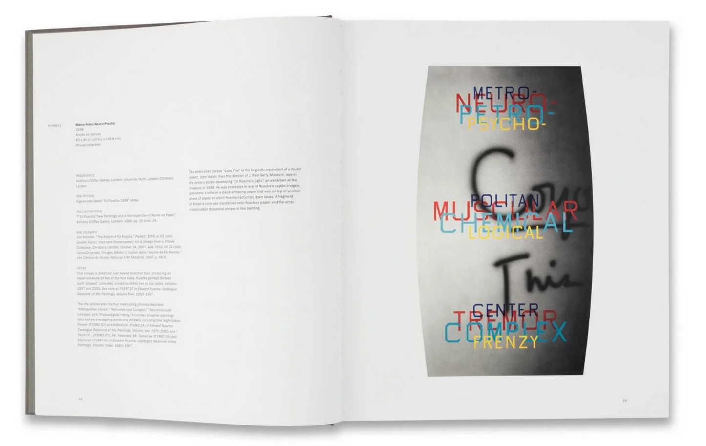 Edward Ruscha Catalogue Raisonne of the Paintings Vol 6 1998-2003 Sealed Art