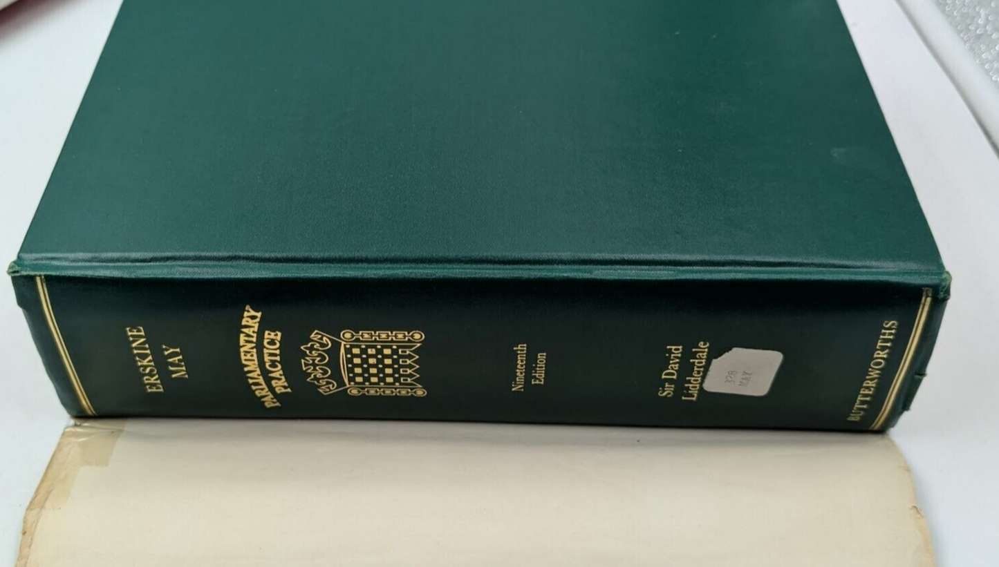 Erskine May: Parliamentary Practice by Mark Hutton (Hardcover) Nineteenth Ed