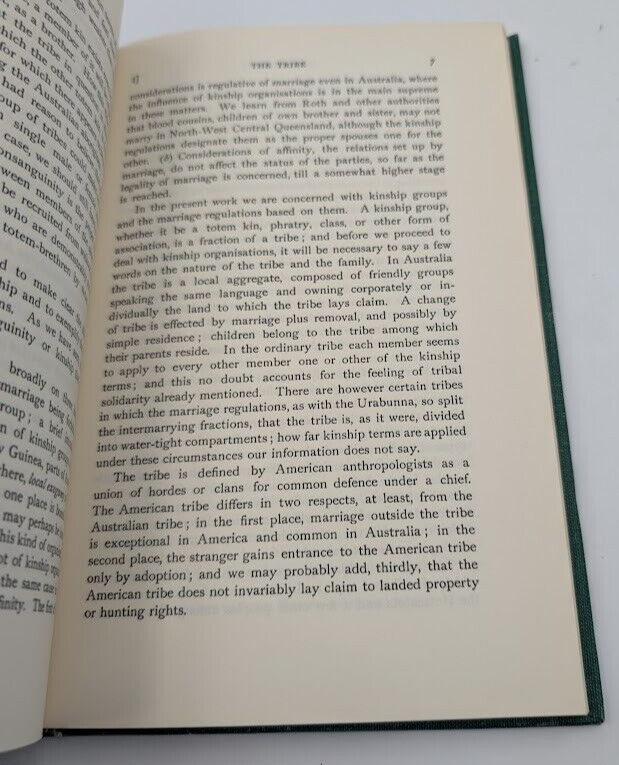 Kinship Organizations And Group Marriage In Australia Northcote Thomas HC 1966