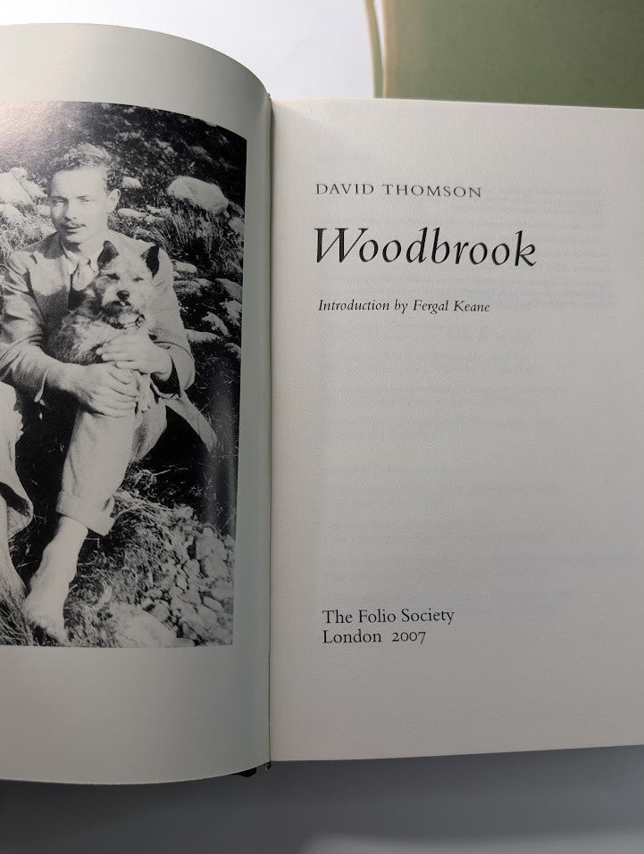 Woodbrook David Thomson Folio Society HC 2007 Memoir Irish Estate Biography