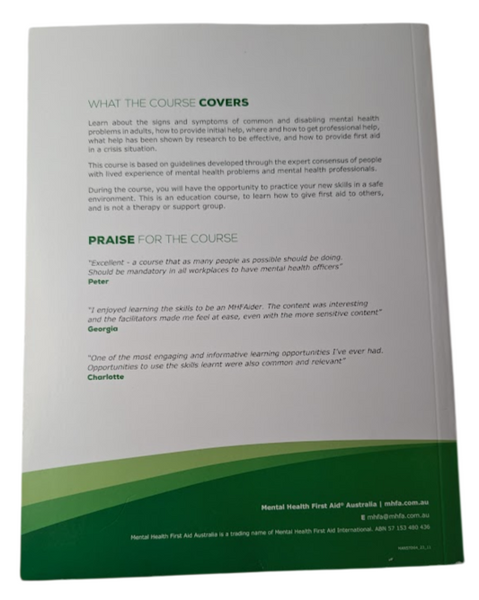 Standard Mental Health First Aid Manual, 4th Edition