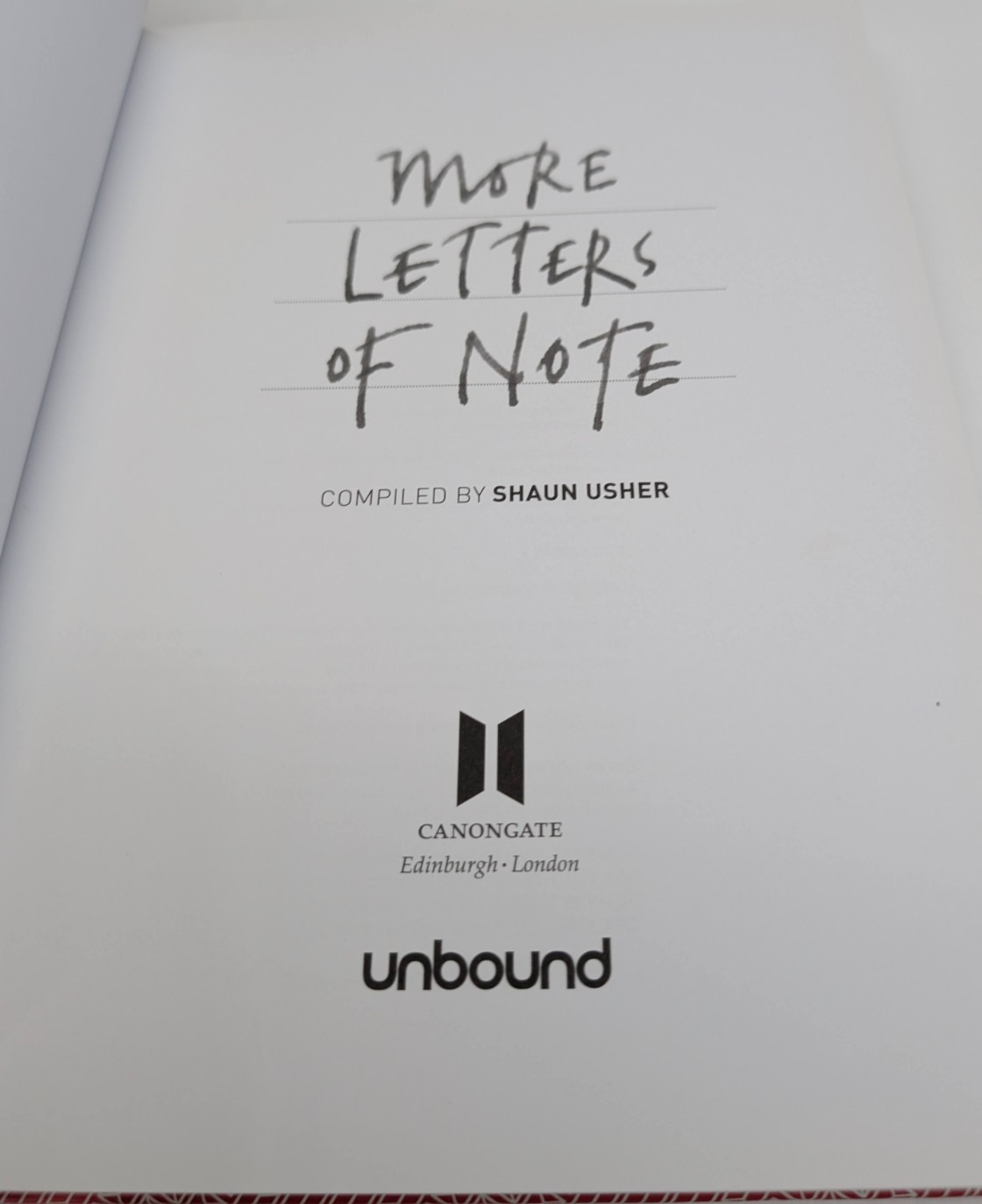 More Letters of Note Shaun Usher 2015 HC Correspondence History Biography