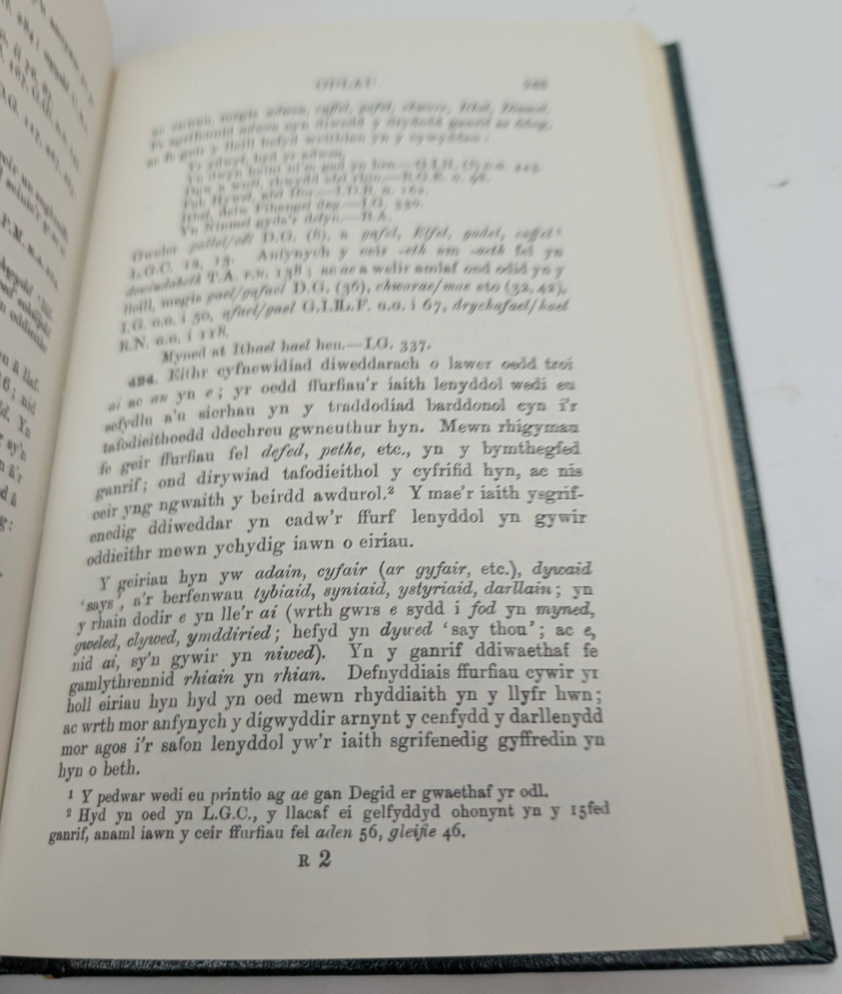 Cerdd Dafod by Sir John Morris Jones - WELSH Poetry HardcoverLinguistics