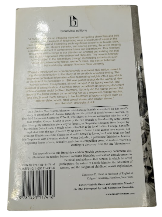 Sunless Heart Trade Paperback 2008 Classic Literature Fiction