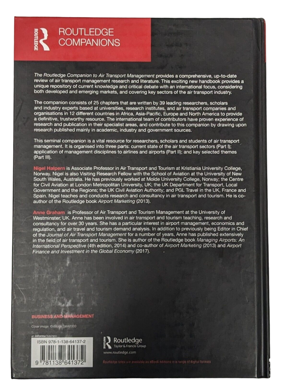 The Routledge Companion to Air Transport Management by N. Halpern Hardcover 2018