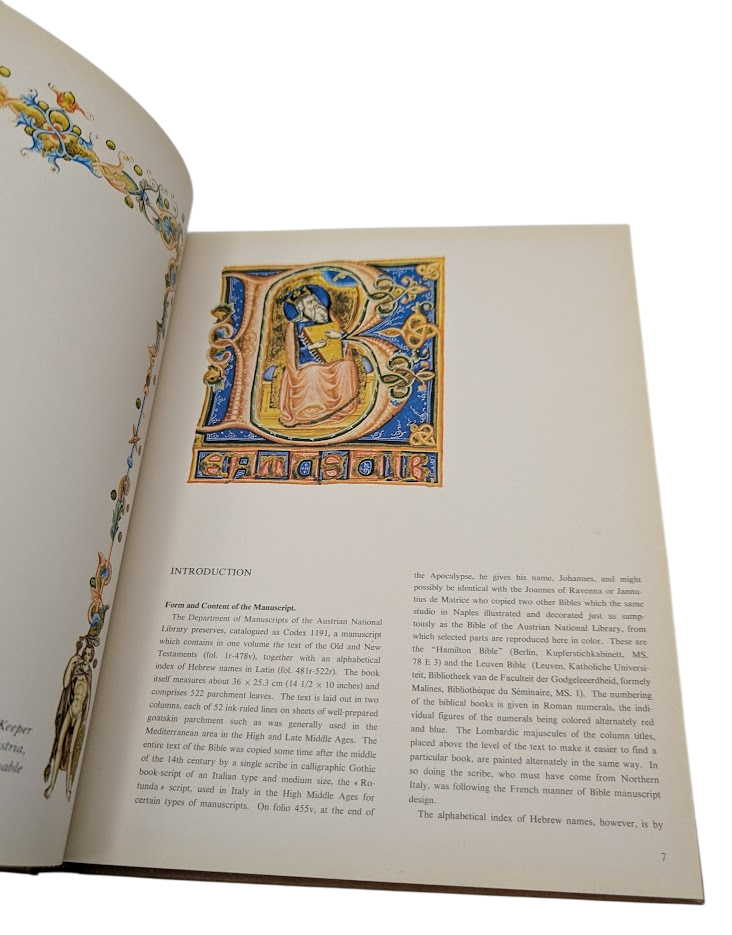 The Illuminated Naples Bible (Old Testament): 14th-Century Manuscript Hardcover