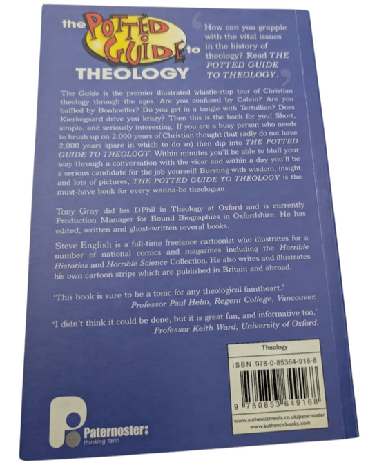 Potted Guide to Theology Steve English Tony Gray PB 1999 Christian Reference