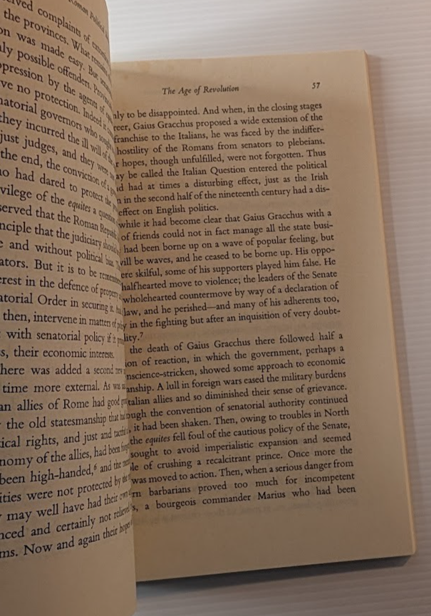 Roman Political Ideas and Practice by Frank Ezra Adcock – actual book photo