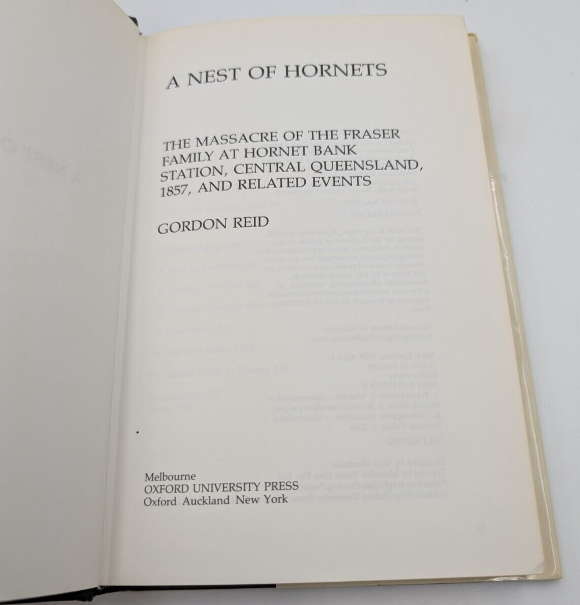 A Nest of Hornets: The Massacre of the Fraser Family at Hornet Bank Station HC