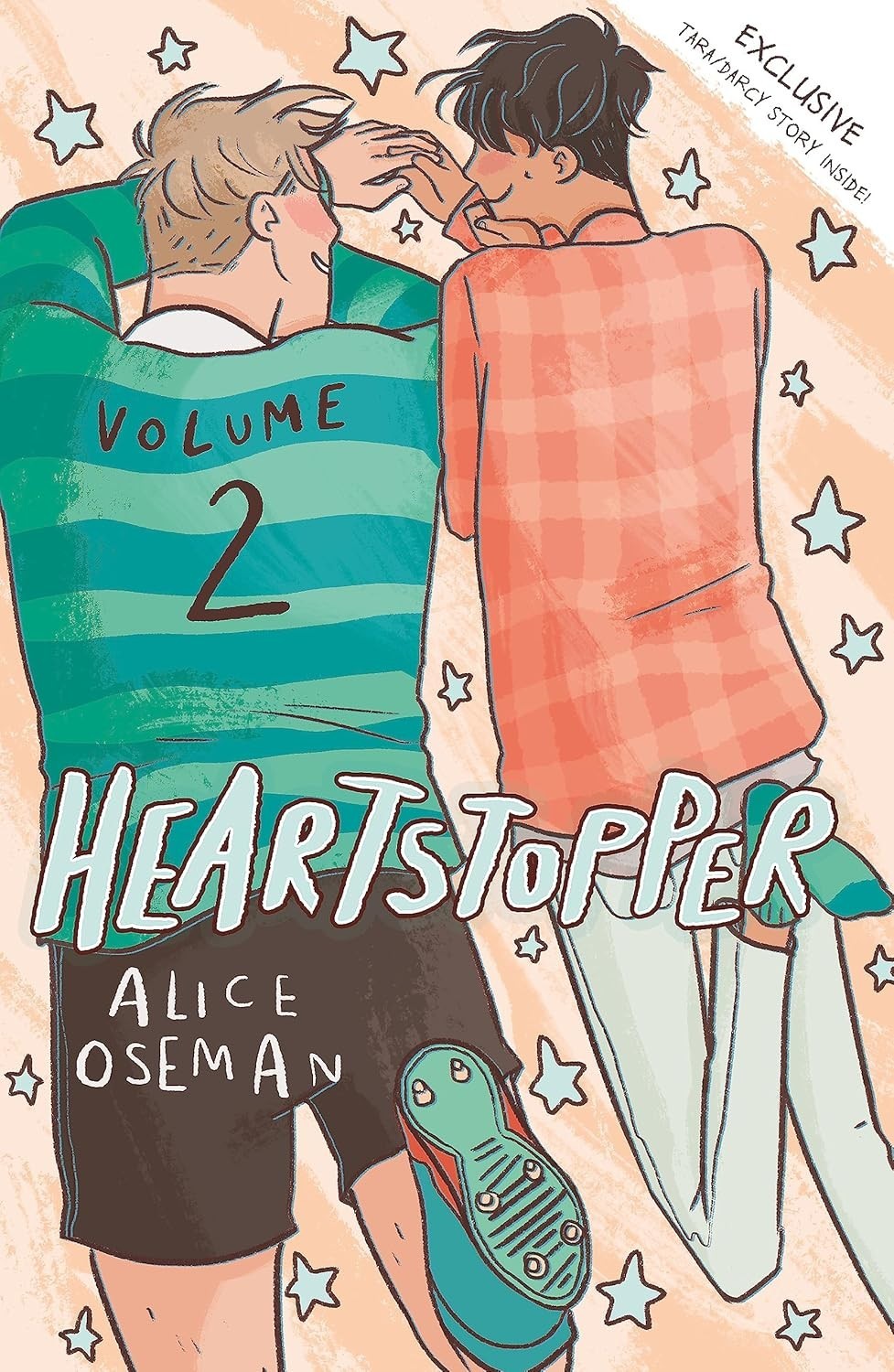Heartstopper by Alice Oseman 2 x Paperbacks pair (Volume 1 + Volume 2)