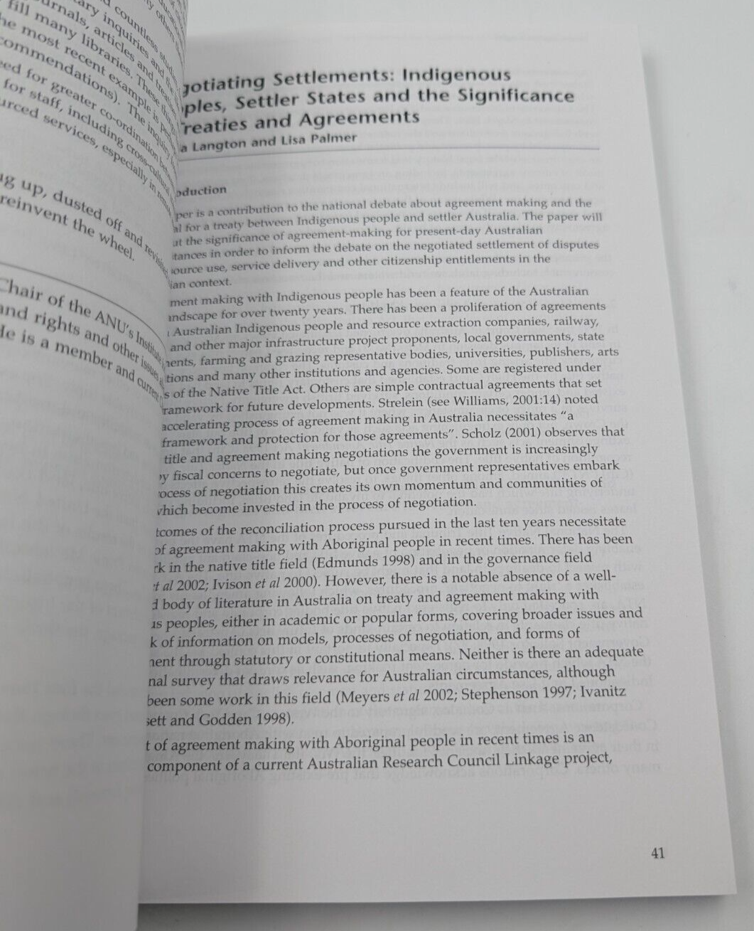 Treaty: Let's get it right by ATSIC and AIATSIS Paperback, 2003 Regional History