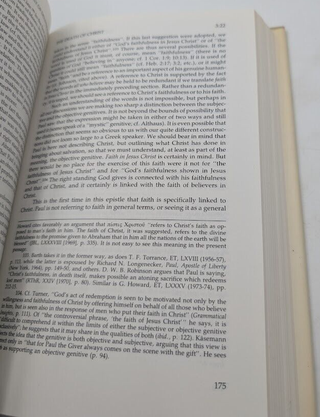 The Epistle To The Romans by Leon Morris Hardcover Christian Bible Concordances