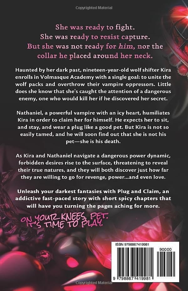 SIGNED Plug and Claim by Darcy Fayton HC Dark Fantasy Romance 2024