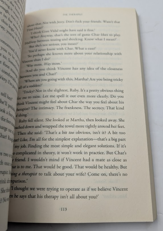 Therapist by Hugh Mackay (Paperback) 2023 A Contemporary Novel