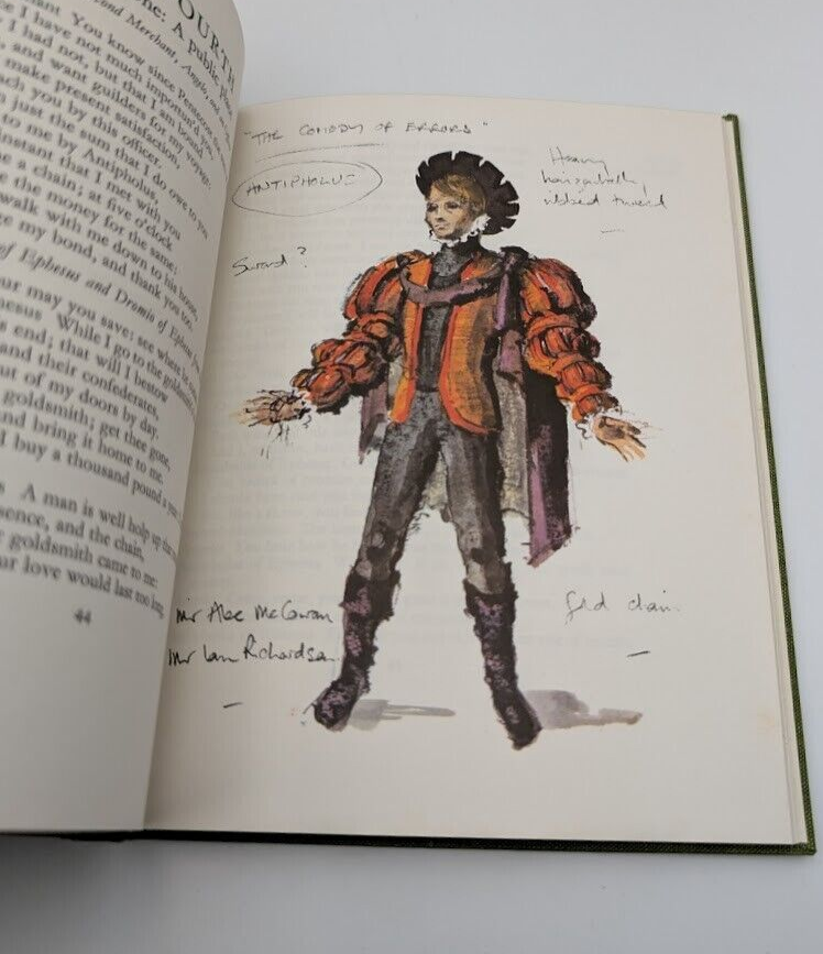 The Comedy of Errors by William Shakespeare Folio Society w/ case Hardcover 1969