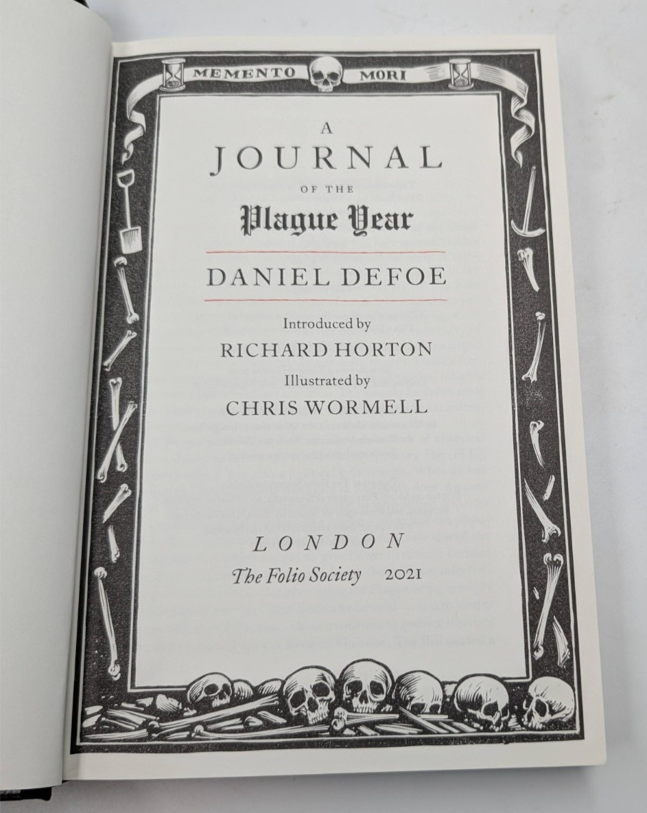 A Journal of the Plague Year Folio Society