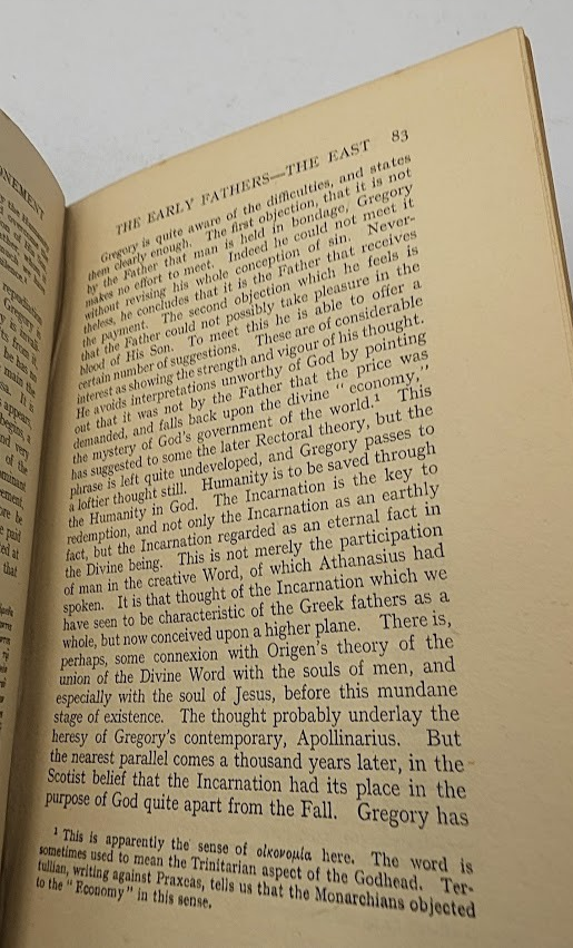 Short History of the Doctrine of the Atonement L. W. Grensted 1920 Theology