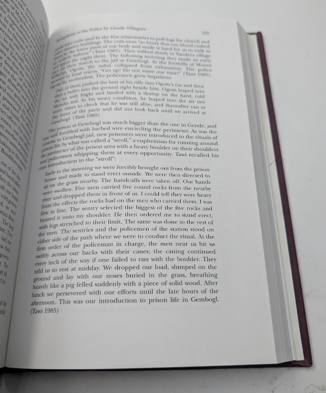 My Gun, My Brother: The World of the Papua New Guinea Colonial Police, 1920-1960