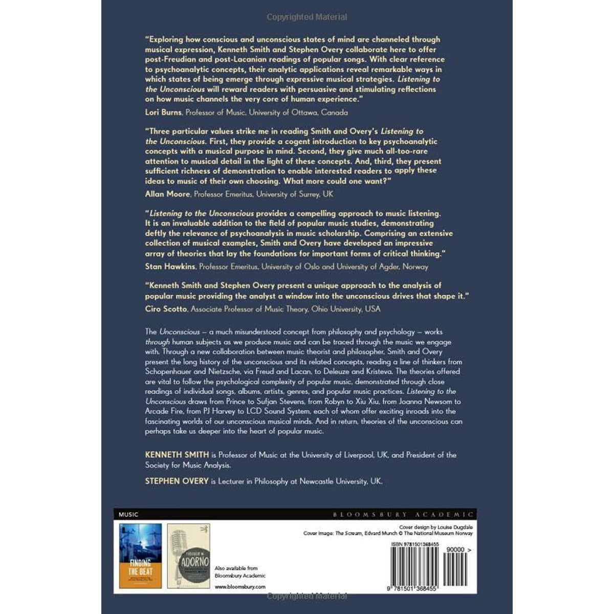 Listening to the Unconscious: Adventures in Popular Music and Psychoanalysis