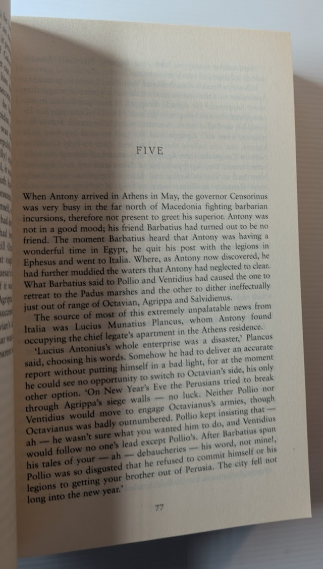 Antony and Cleopatra - actual copy, photograph 6