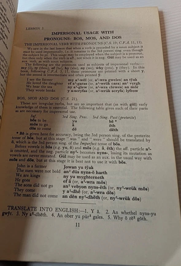 Cornish for Beginners by P. A. S. Pool – actual copy photo 10 of 10