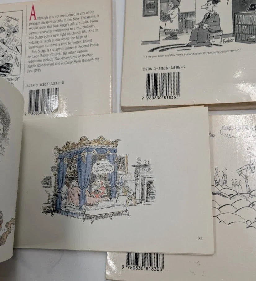 Cartoon books on churches and church life, nine-book lot, photo 5
