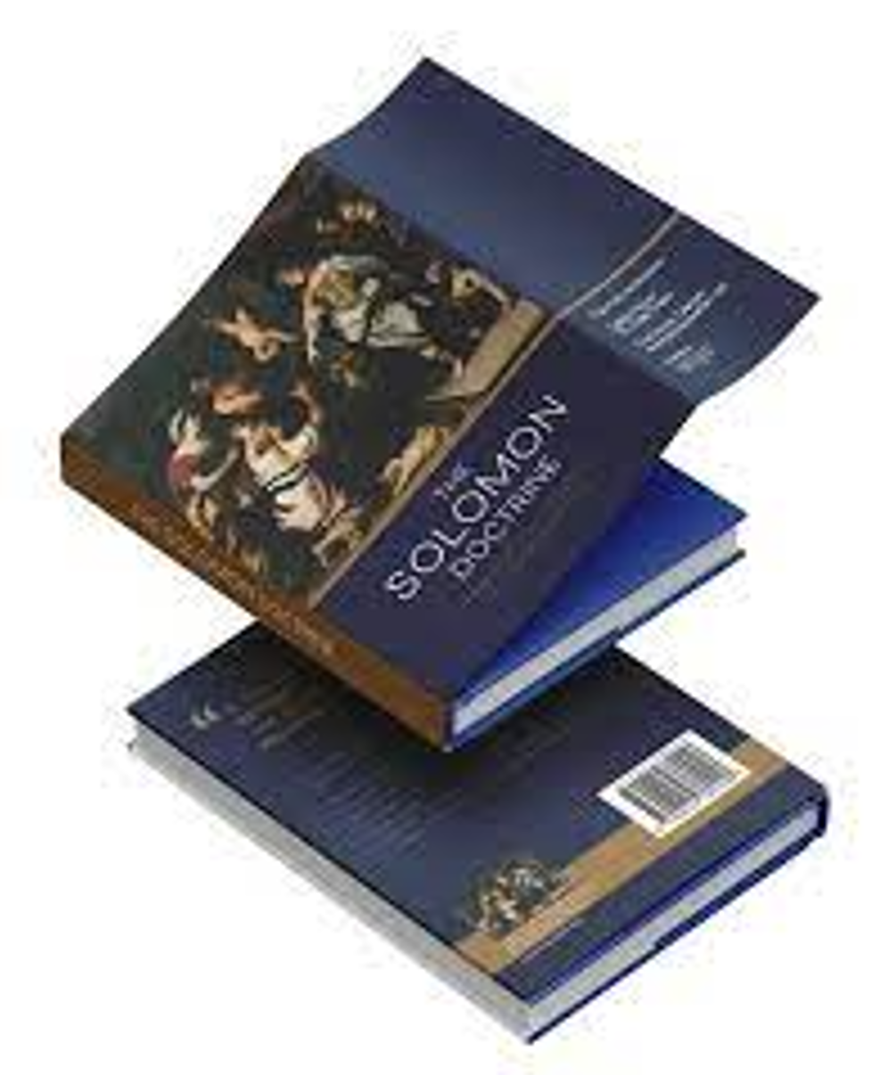 The Solomon Doctrine actual Pearl Press copy