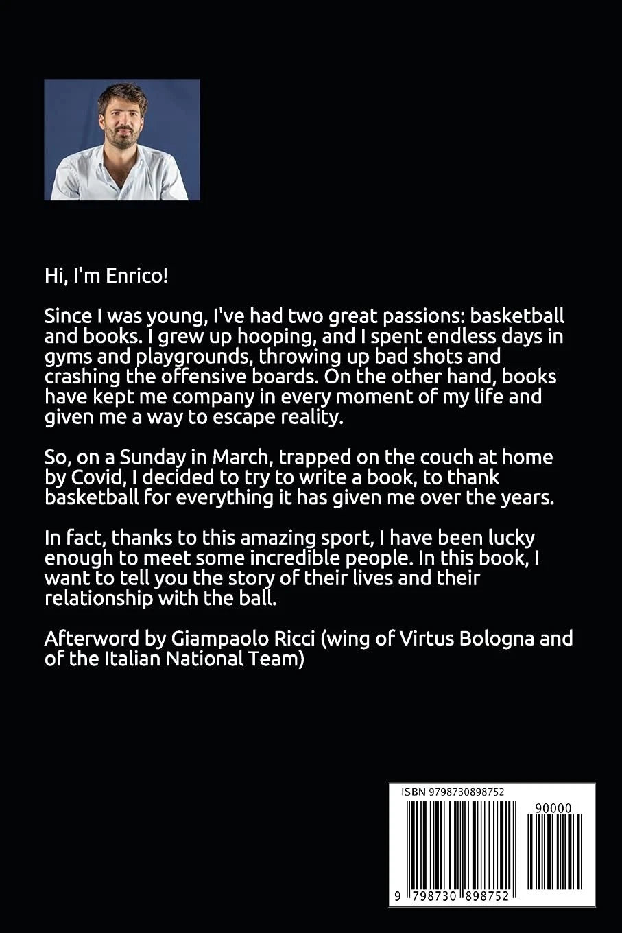 Basketball Changes Your Life Enrico Galluccio PB 2021 Sports Essays Inspiration, Pearl Press photograph 2