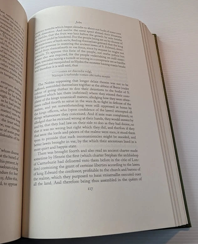 Chronicles Raphael Holinshed Folio Society, actual copy photograph 9