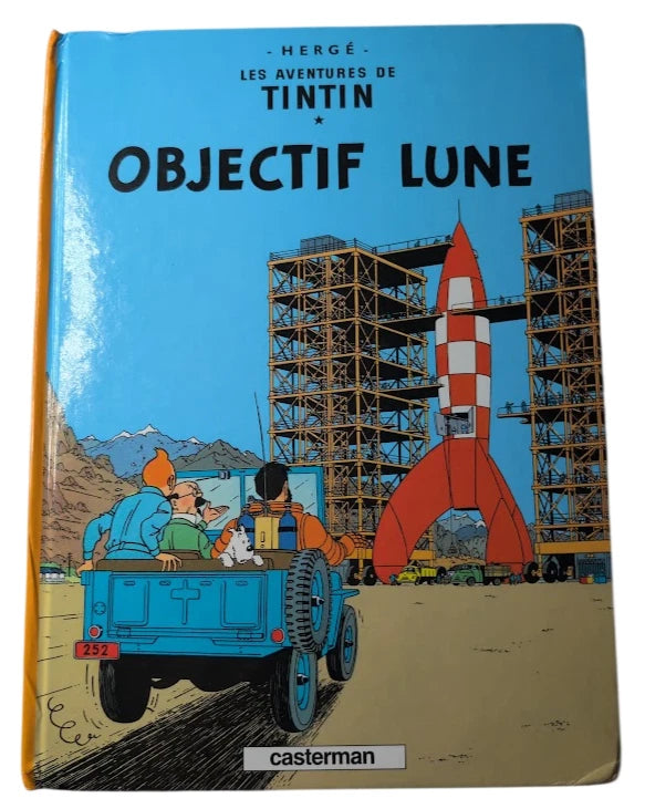 Objectif Lune, actual French hardcover copy, photo 4 of 4