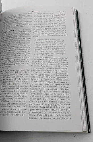 The Oxford Companion to Australian Folklore, actual copy, photo 7