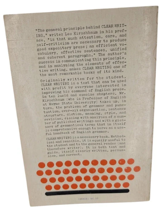 Clear Writing - actual copy, photograph 2